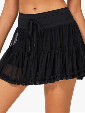 Ballerina skort - black Size SMALL